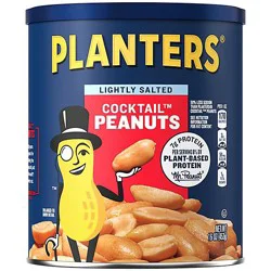 Planters Peanuts Cocktail Lightly Salted - 16 Oz