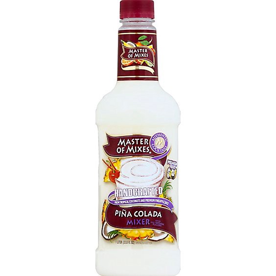 slide 1 of 1, Master Of Mixes Mixer Pina Colada - 1 Liter, 33.8 fl oz