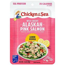 Chicken Of The Sea Salmon Pink Premium Wild-Caught Lemon Pepper - 2.5 Oz