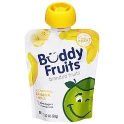 Buddy Fruits Original Pure Blended Fruit Apple & Banana - 3.2 Fl. Oz.