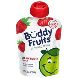 Buddy Fruits Original Pure Blended Fruit Apple & Strawberry - 3.2 Fl. Oz.