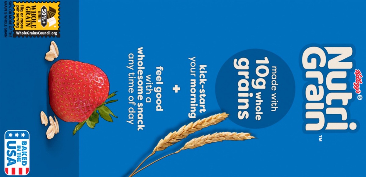 slide 7 of 15, Nutri-Grain Soft Baked Breakfast Bars Strawberry Kids Snacks 16 Count - 20.8 Oz, 16 ct