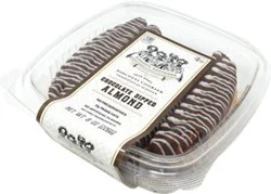 Biscotti Almond Chocolate Dipped - 8.50 Oz