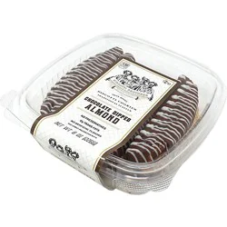 Biscotti Almond Chocolate Dipped - 8.50 Oz