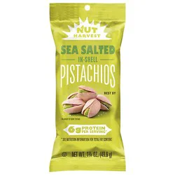 Nut Harvest Pistachios In Shell Salted - 1.75 Oz