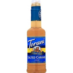 Torani Flavoring Syrup Sugar Free Salted Caramel - 12.7 Fl. Oz.
