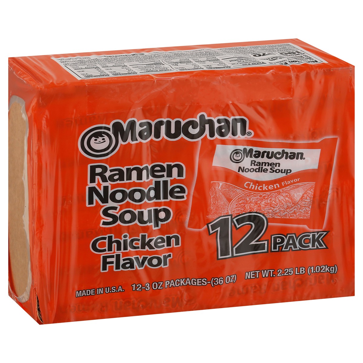 slide 7 of 15, Maruchan Ramen Noodle Soup Chicken Flavor - 12-3 Oz, 12 ct; 3 oz