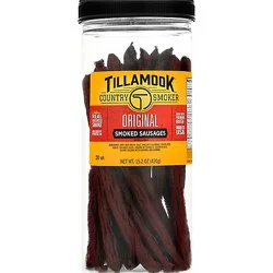 Tillamook Country Smoker Snack Stick Smoked Original - 20 Count