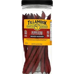 Tillamook Country Smoker Meat Sticks Pepperoni - 15.2 Oz