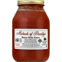 Michaels Of Brooklyn Sauce Gravy Homestyle Jar - 32 Oz