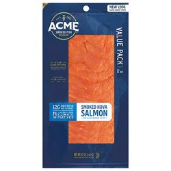 Acme Salmon Atlantic Smoked Sliced - 12 Oz