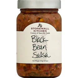 Stonewall Kitchen Salsa Black Bean Jar - 16 Oz