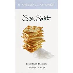 Stonewall Kitchen Crackers Down East Sea Salt - 5 Oz