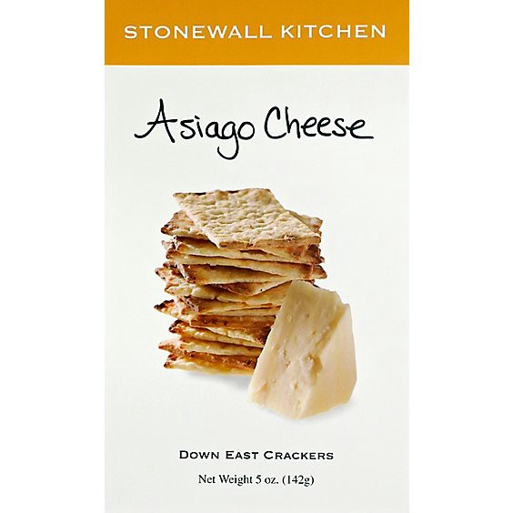 slide 1 of 4, Stonewall Kitchen Crackers Down East Asiago Cheese - 5 Oz, 5 oz