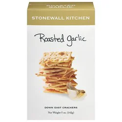 Stonewall Kitchen Crackers Down East Roasted Garlic - 5 Oz