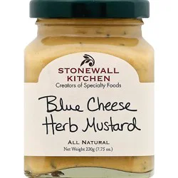 Stonewall Kitchen Mustard Blue Cheese Herb - 7.75 Oz