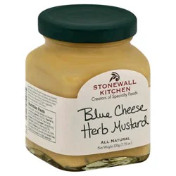 Stonewall Kitchen Mustard Blue Cheese Herb - 7.75 Oz
