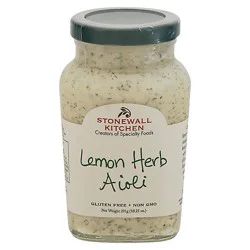 Stonewall Kitchen Aioli Lemon Herb - 10.25 Oz