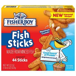 Fisher Boy High Liner Fish Sticks - 44 Count