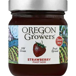 Oregon Growers Fruit Spread Pinot Noir Strawberry - 12 Oz