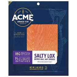 Acme Salmon Lox Sliced - 3 Oz