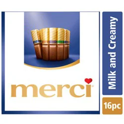 Merci Finest Assorted Milk Chocolate Candy Gift Box - 7.04 Oz