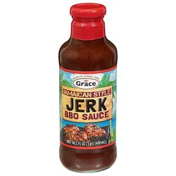 Grace Sauce Jerk Bbq Jamaican Style Bottle - 480 Ml