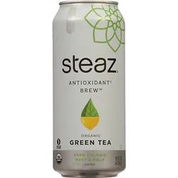 Steaz Iced Green Tea Zero Calorie Half & Half Green Tea With Lemonade - 16 Fl. Oz.