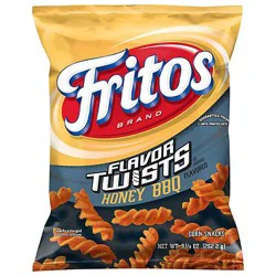 Fritos Flavor Twists Corn Snacks Honey Bbq Flavored - 9.25 Oz