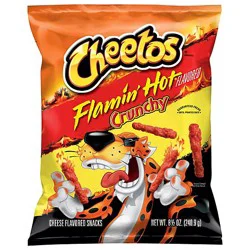 Cheetos Crunchy Flamin' Hot Cheese Flavored Snacks - 8.5 Oz