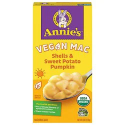 Annies Homegrown Organic Pasta Vegan Shell & Creamy Sauce Box - 6 Oz