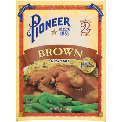 slide 1 of 1, Pioneer Brand Gravy Mix Brown - 1.61 Oz, 1.61 oz