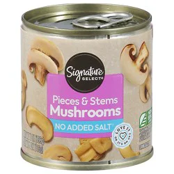 Signature Select Mushrooms Pieces & Stems No Salt Added - 7 Oz
