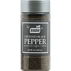Badia Black Pepper Ground - 7 Oz
