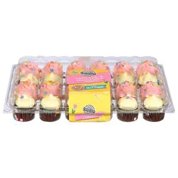 Cupcake Cake Two Bite Spring Assorted 24 Pack - Each