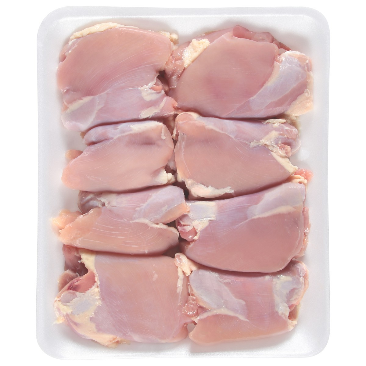 slide 1 of 1, Meat Counter Chicken Thighs Boneless Skinless Tray Pack Fresh - 4.00 Lb, per lb