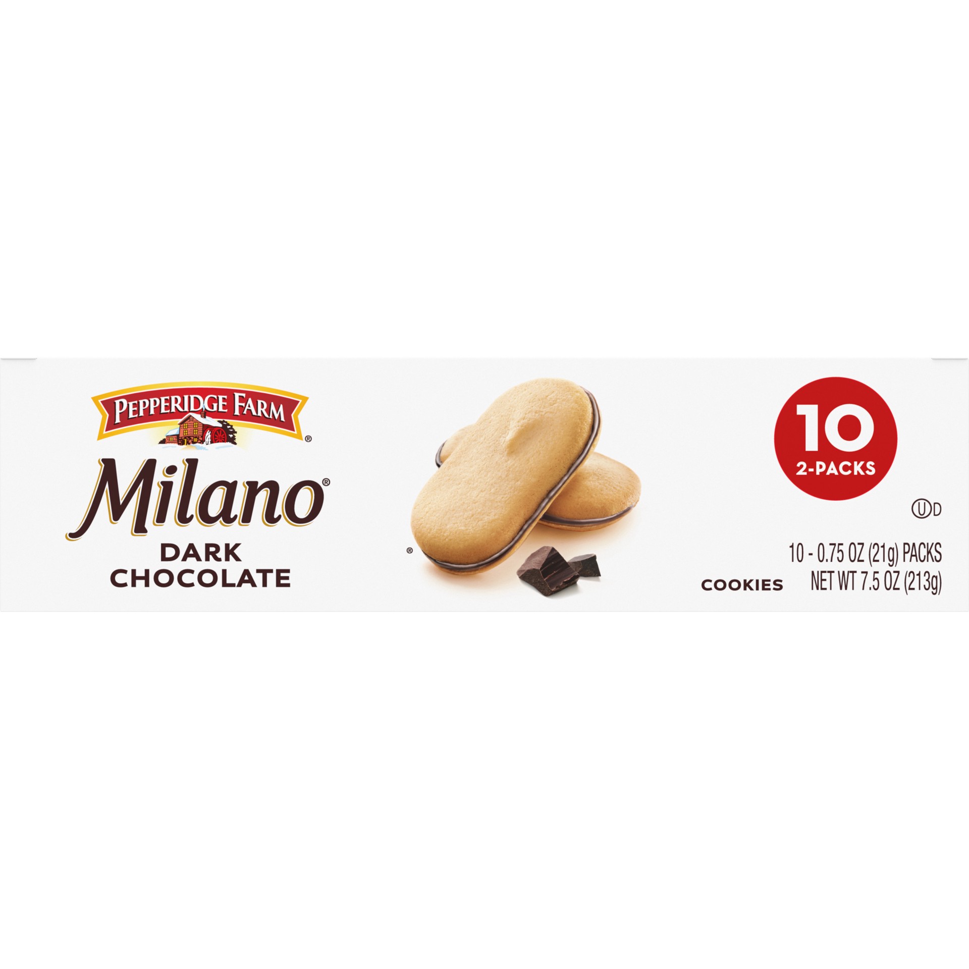 slide 3 of 10, Pepperidge Farm Milano Dark Chocolate Cookies - 10 Ct - 0.75 Oz, 7.5 oz
