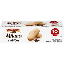 Pepperidge Farm Milano Dark Chocolate Cookies - 10 Ct - 0.75 Oz