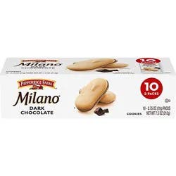 Pepperidge Farm Milano Dark Chocolate Cookies - 10 Ct - 0.75 Oz