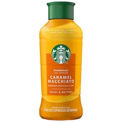 Starbucks Caramel Macchiato Flavored Iced Espresso Beverage Bottle - 40 Fl. Oz.