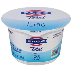 Fage Total 5% Milkfat Plain Greek Yogurt - 5.3 Oz