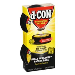 D-Con Mouse Traps No View No Touch - 2 Count