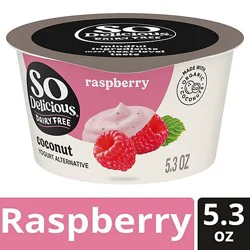 So Delicious Dairy Free Raspberry Coconut Milk Yogurt Cup - 5.3 Oz