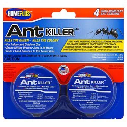 Homeplus Ant Killer Child-Resistant Bait Stations - 4 Count