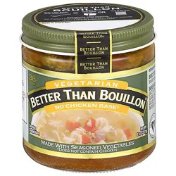 Better Than Bouillon Base Vegetarian No Chicken - 8 Oz