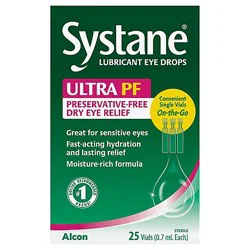 Systane Eye Drops Ultra Lubricant Unit Dose 25 Count - .7 Ml