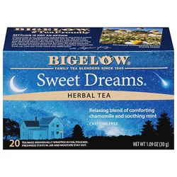 Bigelow Herbal Tea Caffeine Free Sweet Dreams - 20 Count
