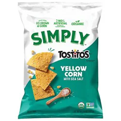 Tostitos Tortilla Chips Simply Organic Yellow Corn - 8.25 Oz