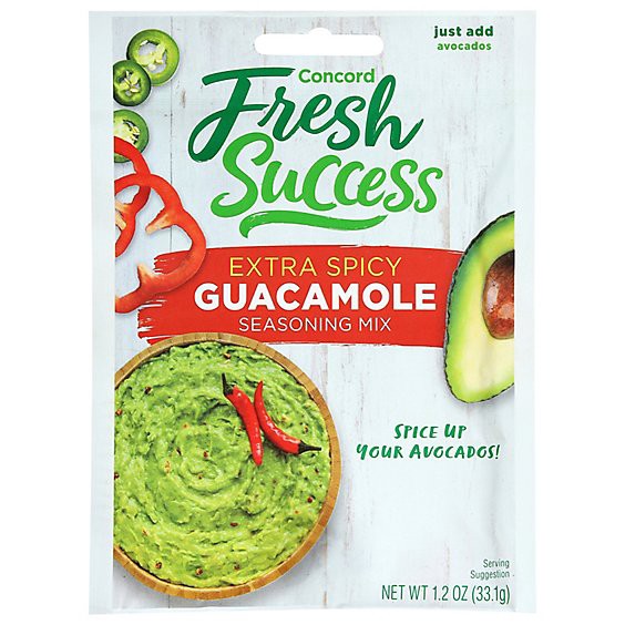 slide 1 of 1, Concord Extra Spicy Guacamole - 1.2 Oz, 1.2 oz