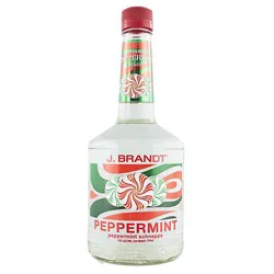 J. Brandt Peppermint Schnapps 30 Proof - 750 Ml